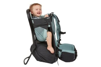 Thule Sapling baby backpack black With Baby - Rye Bay Ebike